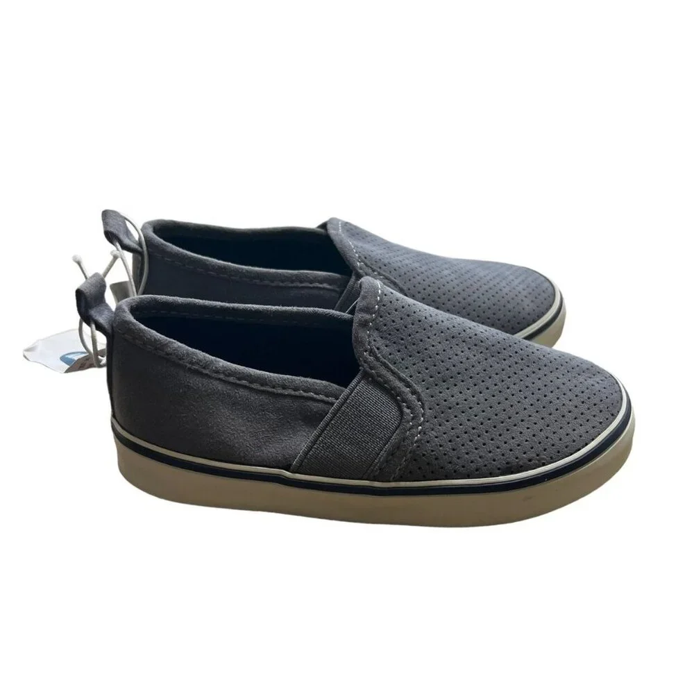 NEW Old Navy Sz 7 Grey Slip-On Sneakers